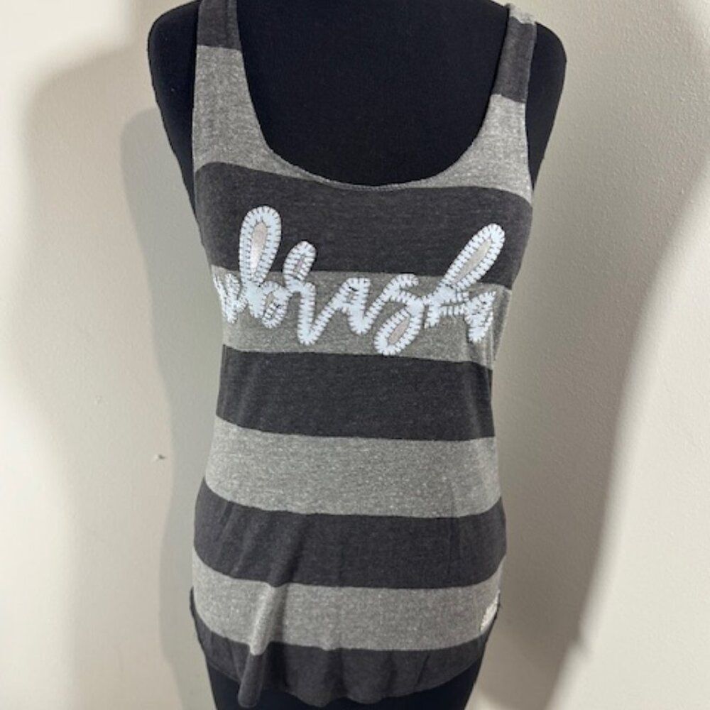 Grey Stripe Nebraska Tank    8290  Medium